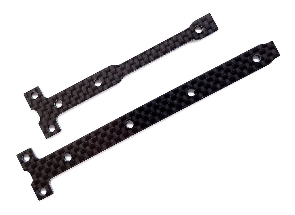 Team Associated RC10B74.1 Carbon Fiber Chassis Brace Support Set, 2.0mm