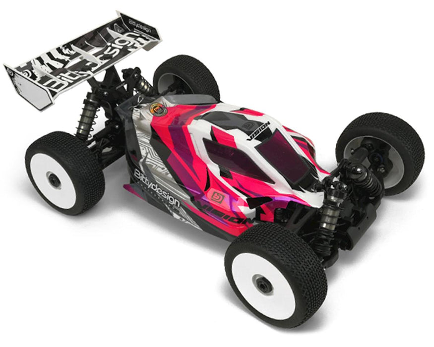 Bittydesign "Vision" XRAY XB8E 2020 Pre-Cut 1/8 Buggy Body (Clear)