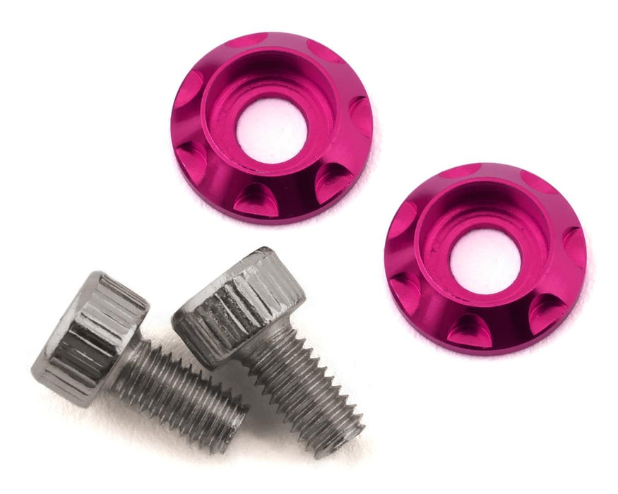 Team Brood M3 Moteur Rondelle Dissipateur Thermique avec Vis (Rose) (2) (6mm)