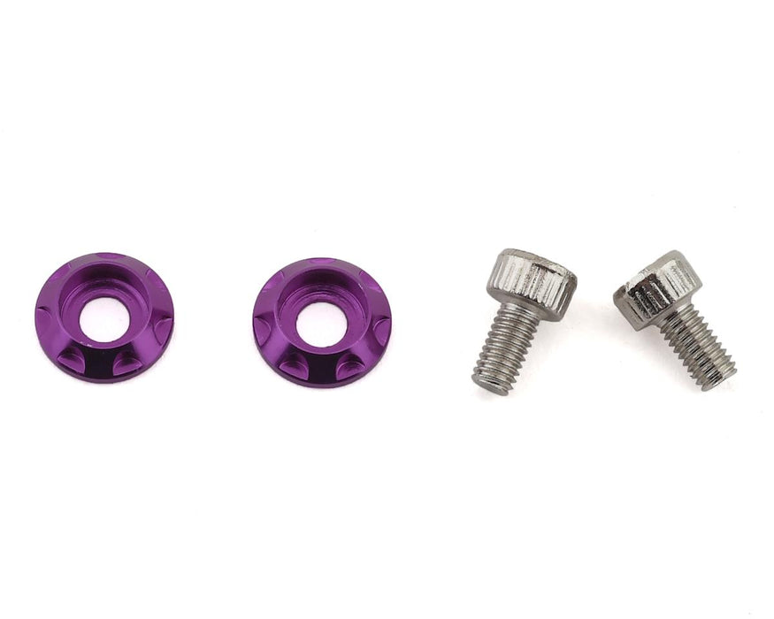 Team Brood M3 Motor Washer Heatsink (Purple) (6mm)