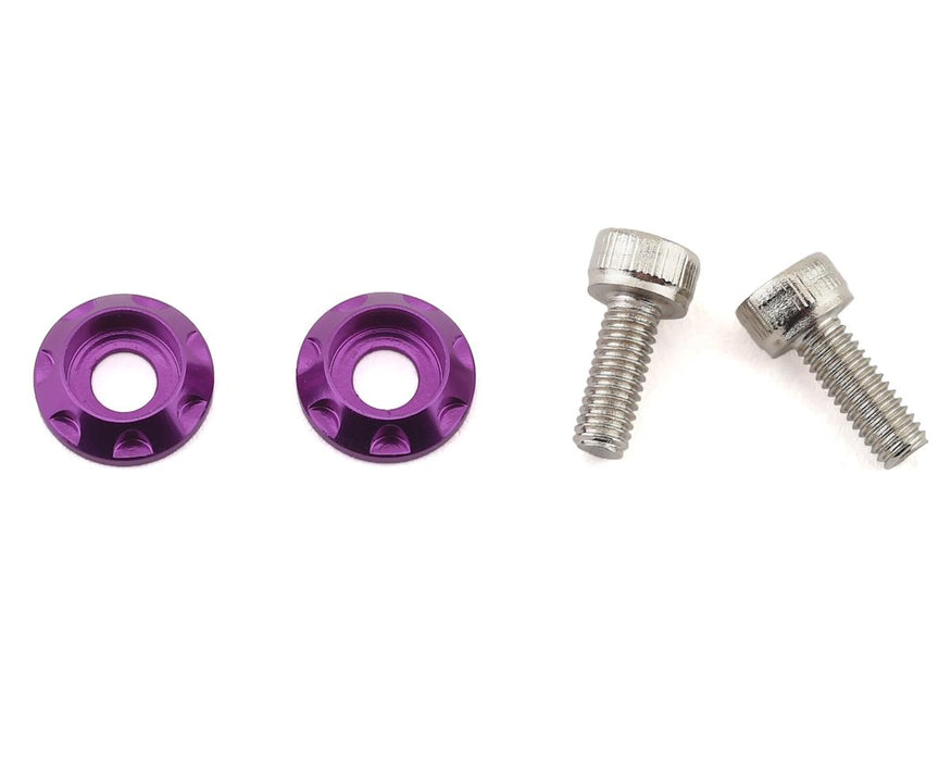 Team Brood M3 Motor Washer Heatsink (Purple) (8mm)