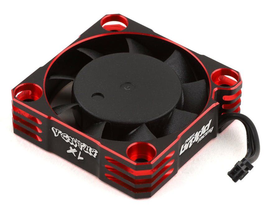 Ventilateur ESC Team Brood Ventus XL en aluminium 40 mm avec prise micro (rouge)