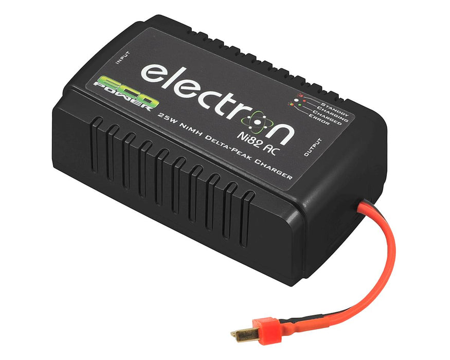 Chargeur de batterie EcoPower « Electron Ni82 AC » NiMH/NiCd (1-8 cellules/2A/25W)