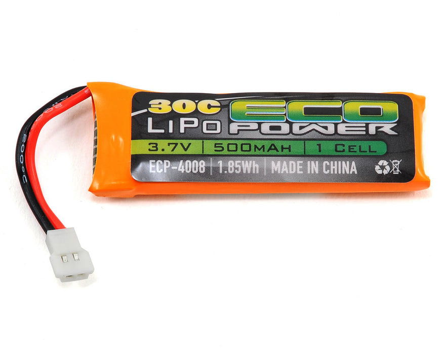 Batterie EcoPower « Electron » 1S LiPo 30C (3,7 V/500 mAh)