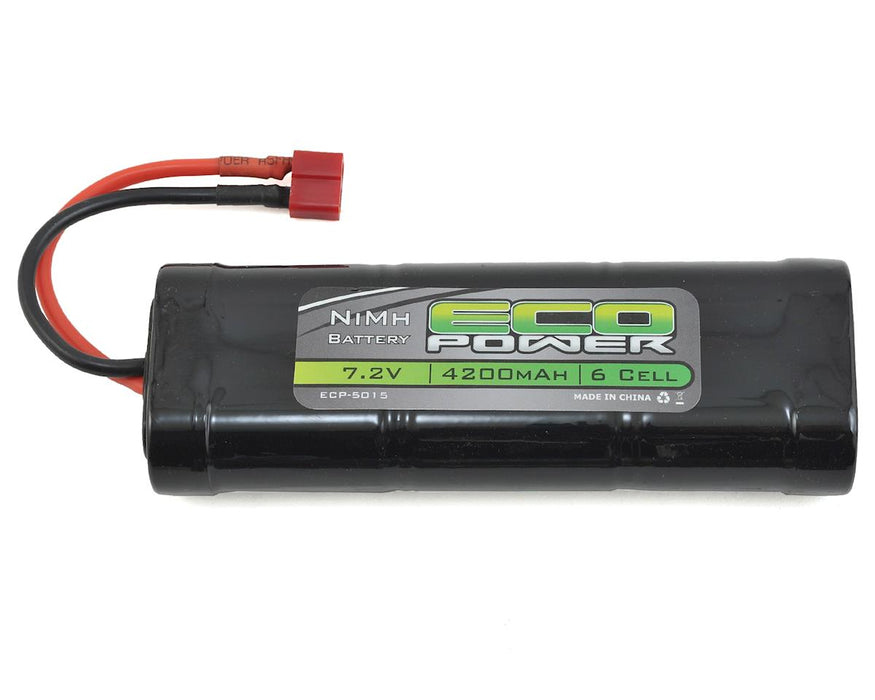 Batterie NiMh EcoPower à 6 cellules avec connecteur de type T (7,2 V/4 200 mAh)