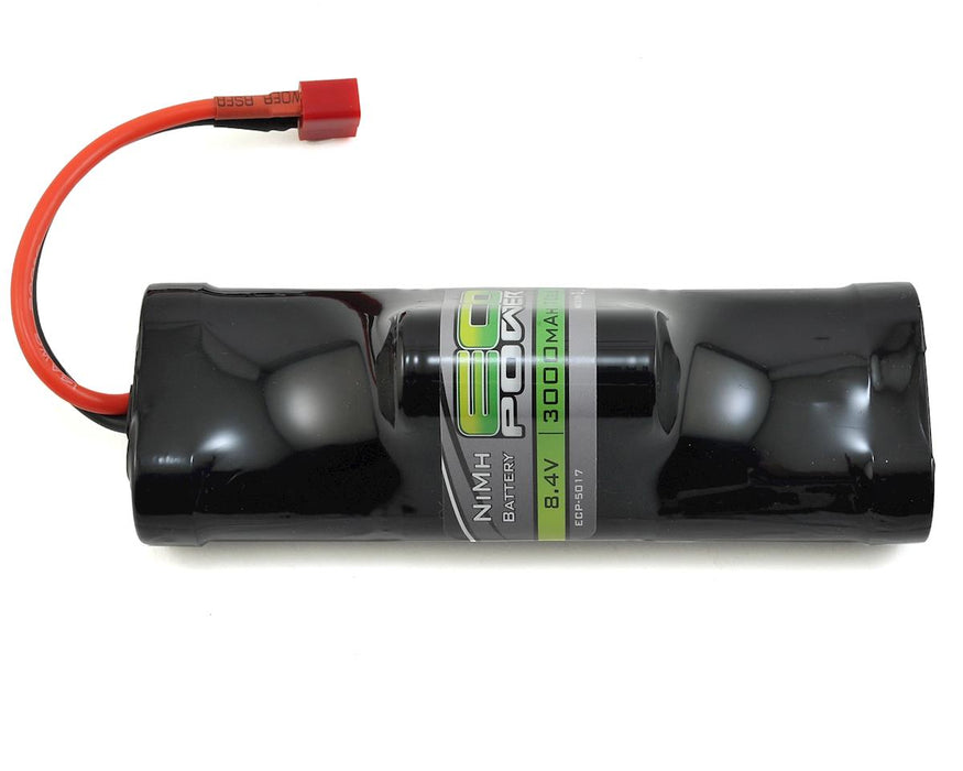 Batterie EcoPower NiMH Hump à 7 cellules avec connecteur de style T (8,4 V/3 000 mAh)