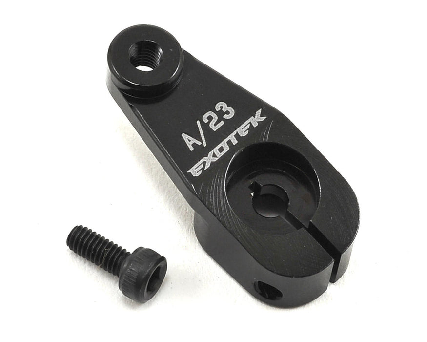 Exotek Aluminum AE HD Servo Horn (Black) (23T)