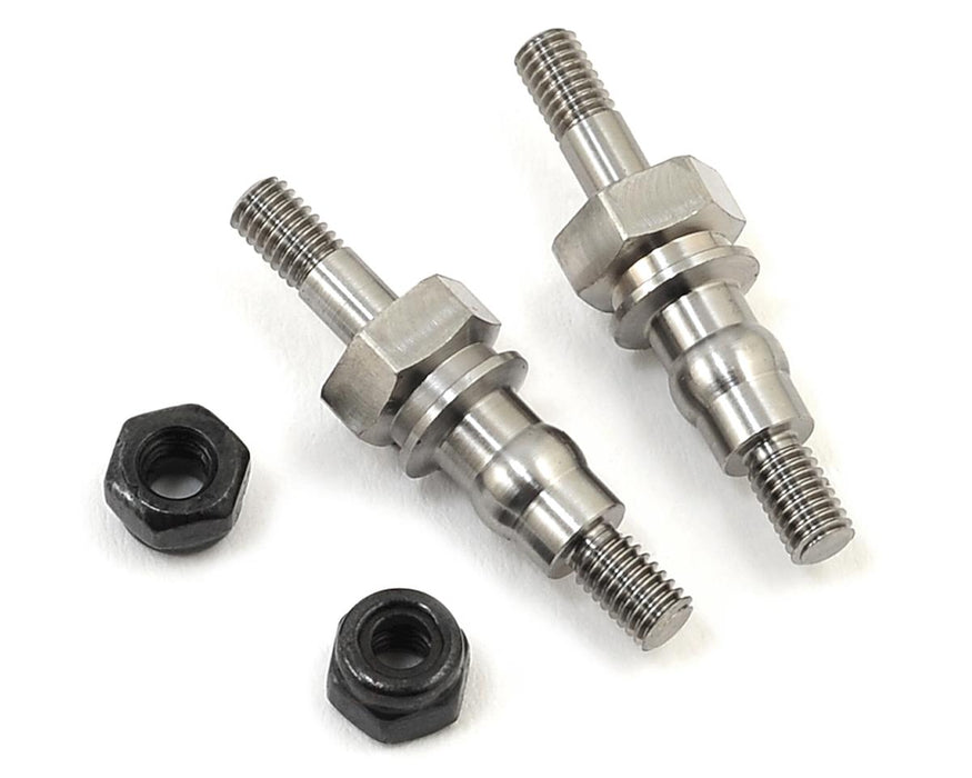 Exotek D413/D216 Titanium Quick Change Shock Posts (2)