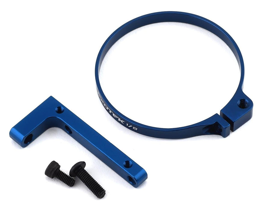 1/8 Exo Fan Mount V2- Clamp On Set, Blue