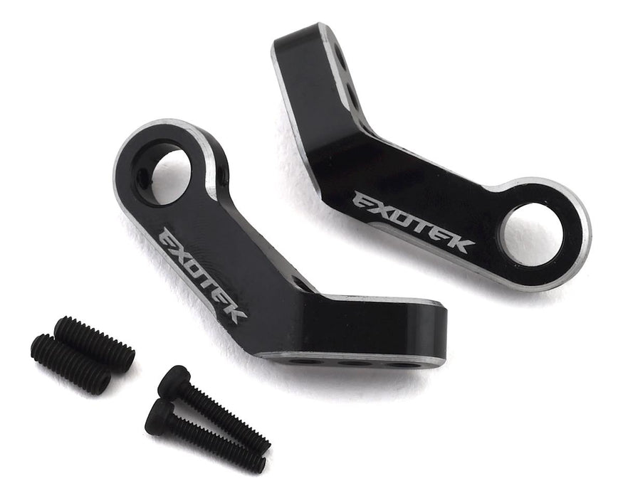 Exotek TLR 22 Drag Racing Rear Body Mount Set (Black)