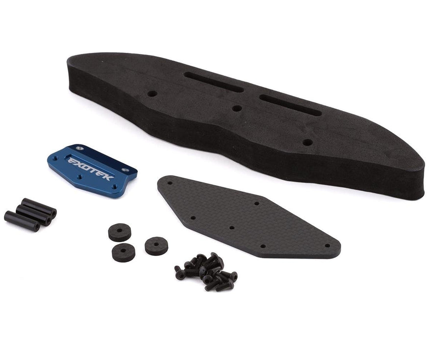 Slash Drag Front Bumper Set, Alloy, Cf And Foam