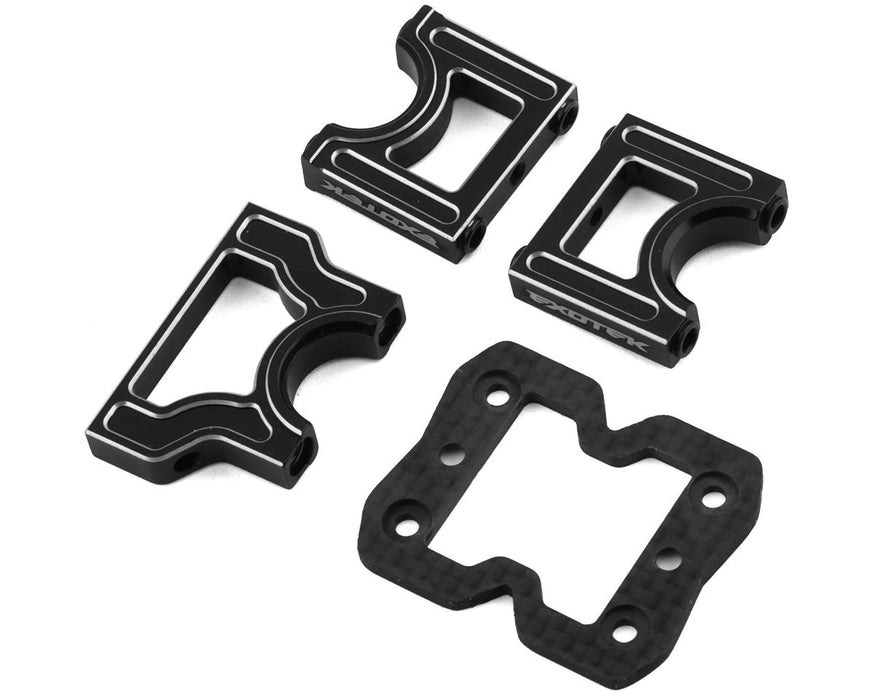 Exotek TLR 8IGHT-X/E 2.0 Aluminum Center Differential Mount & Carbon Plate Set