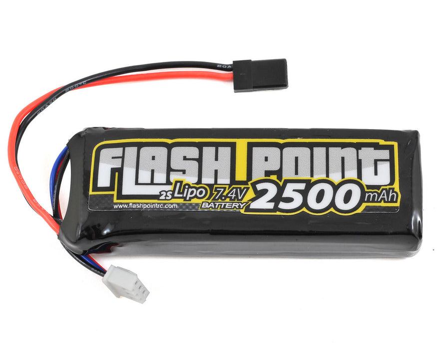 Flash Point 2S LiPo Récepteur Batterie avec prise d'équilibreur (7,4 V/2500 mAh)