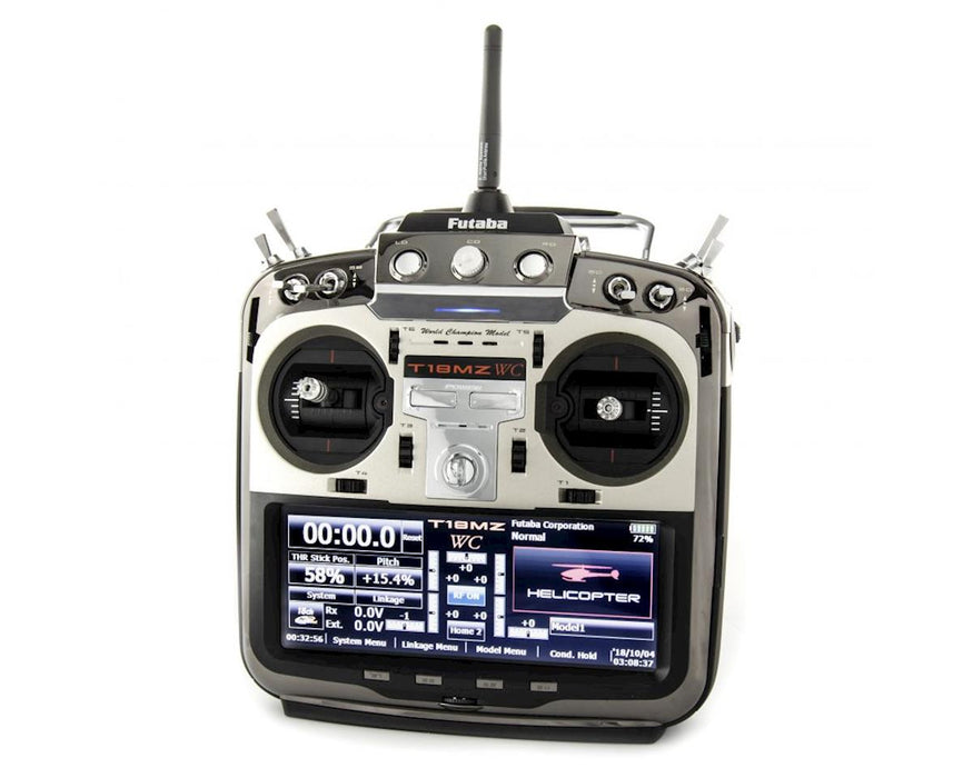 Système radio Futaba 18MZ 2,4 GHz FASST 18 canaux (hélicoptère)