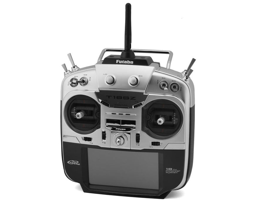 Système radio Futaba 18SZ 2,4 GHz FASST 18 canaux (hélicoptère) avec récepteur R7208SB