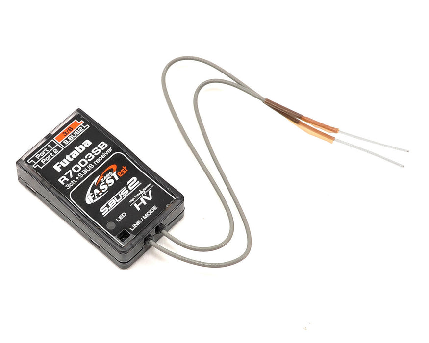 Futaba R7003SB BiDirectional 2.4Ghz FASSTest 3-Channel High Voltage Receiver