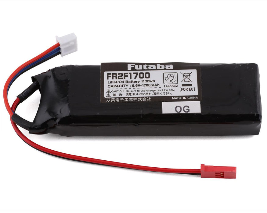 Batterie de récepteur plat Futaba 2S LiFe (6,6 V/1 700 mAh)