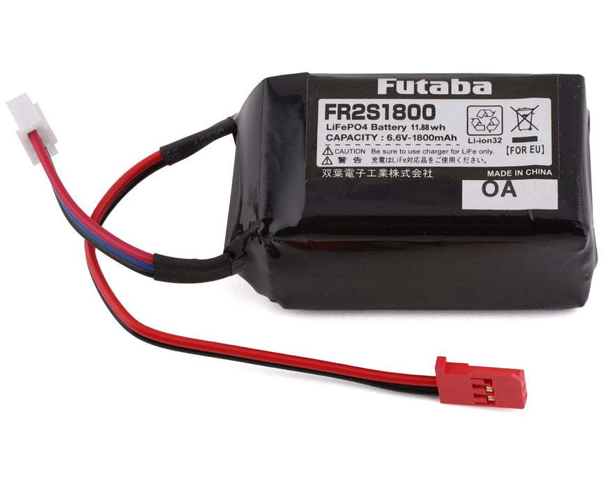 Batterie de récepteur Futaba 2S LiFe Hump (6,6 V/1 800 mAh)