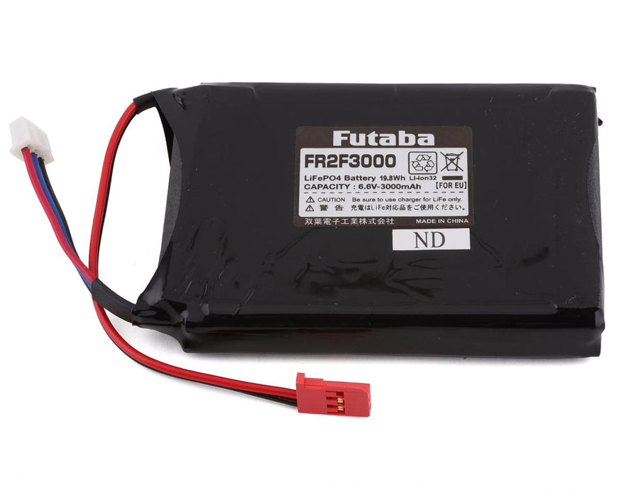 Batterie de récepteur plat Futaba 2S LiFe (6,6 V/3 000 mAh)