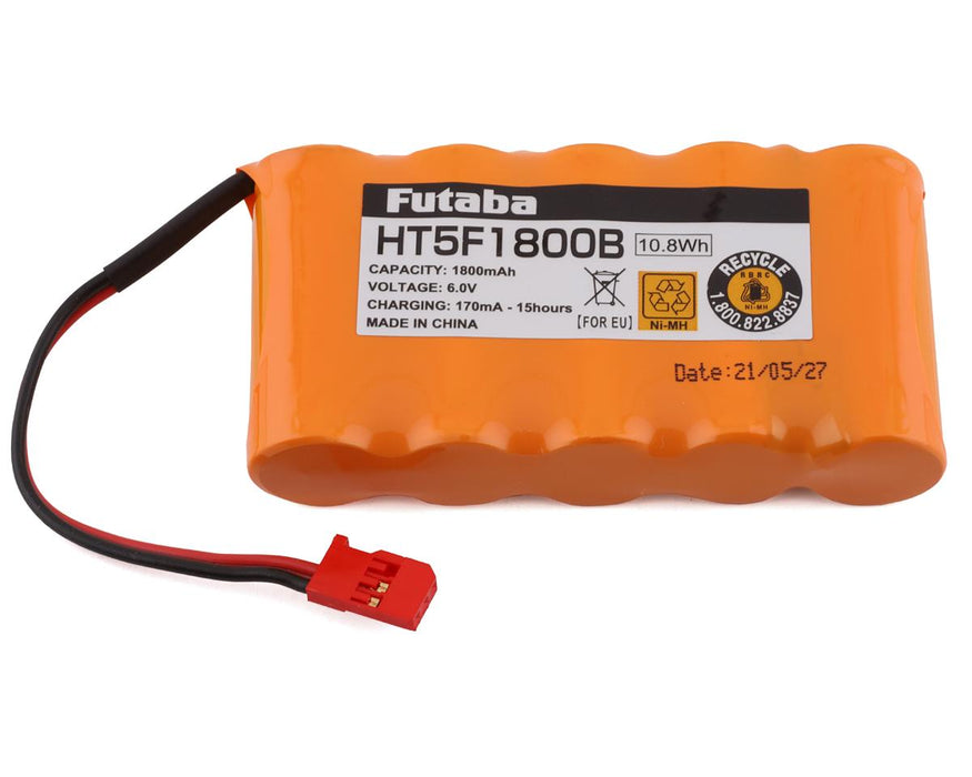 Batterie pour émetteur NiMH Futaba à 5 cellules (6,0 V/1 800 mAh)