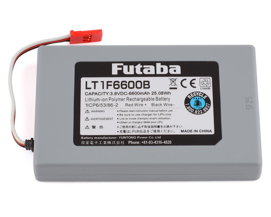 Batterie émetteur Futaba 32MZ LiPo 1S (3,7 V/6600 mAh)