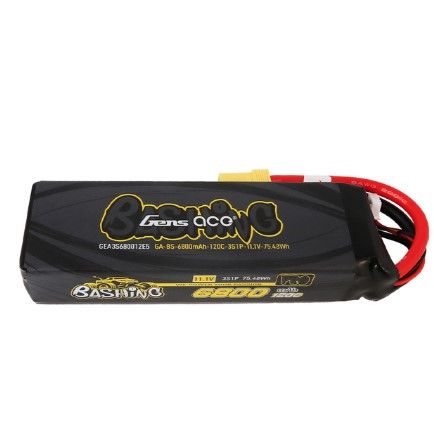 11.1V 6800 mAh 3S 120C LiPo: EC5