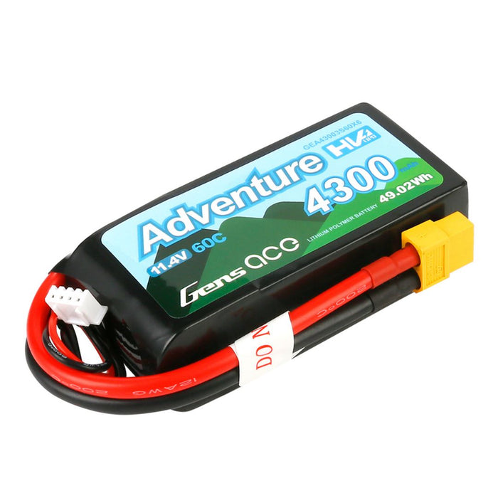 11.v 4300 mAh 3S 60C, LiPo : XT60