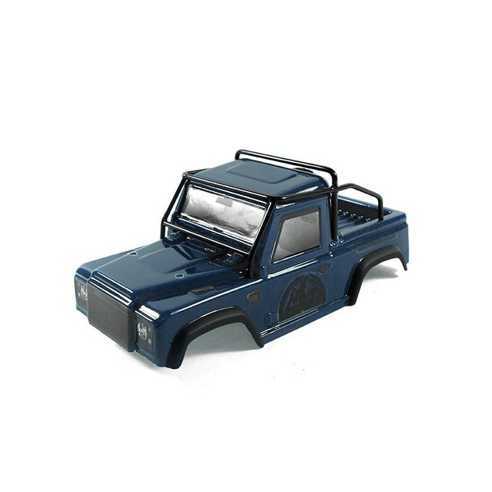 Hobby Plus Defender Lexan Body + Roll Cage (Blue)