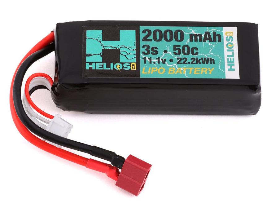 Batterie LiPo Helios RC 3S 50C avec connecteur Deans (11,1 V/2000 mAh)