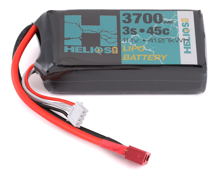 Batterie LiPo Shorty Helios RC 3S 45C avec connecteur Deans (11,1 V/3 700 mAh)