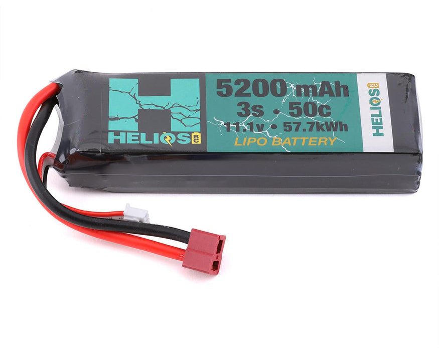 Batterie LiPo Helios RC 3S 50C avec connecteur Deans (11,1 V/5 200 mAh)