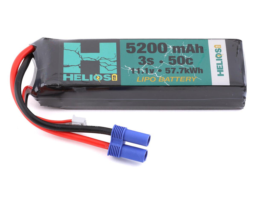 Batterie LiPo Helios RC 3S 50C avec connecteur EC5 (11,1 V/5 200 mAh)