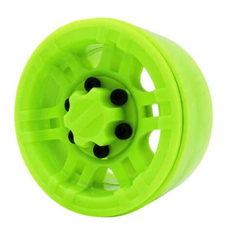 Roues 1,9" Beadlock, plastique, vert (4)