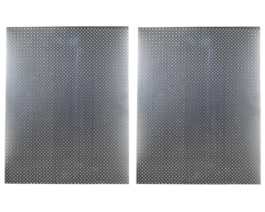 1/10 Scale Aluminum Silver Diamond Plate (2)