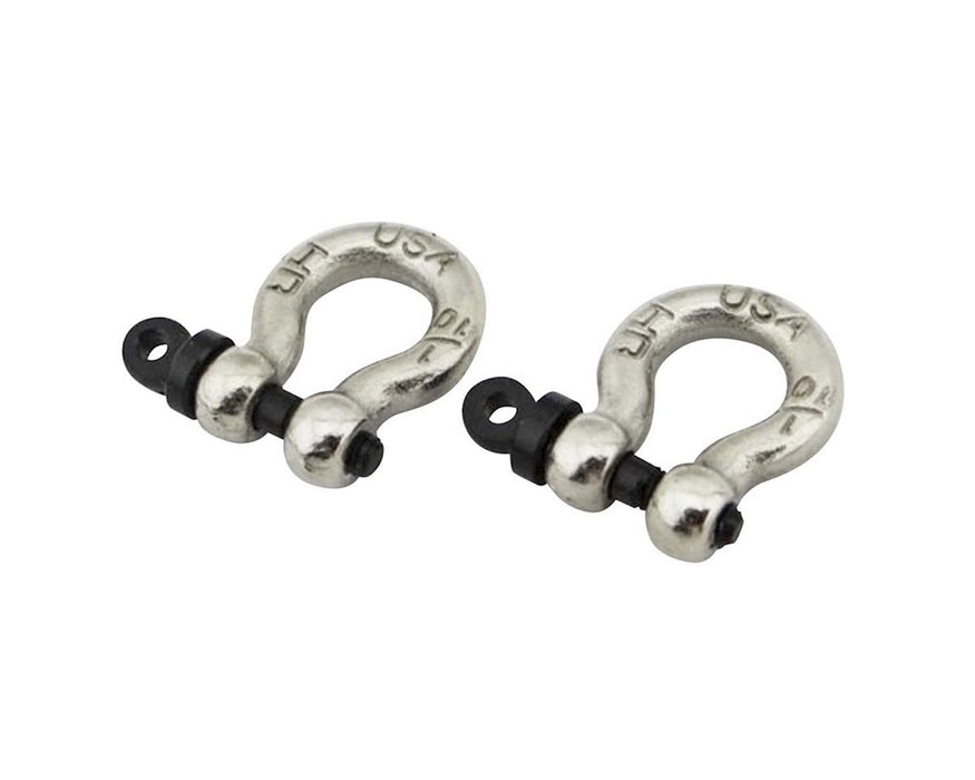 1/10 Scale Alum Chrome Tow Shackle D-Rings