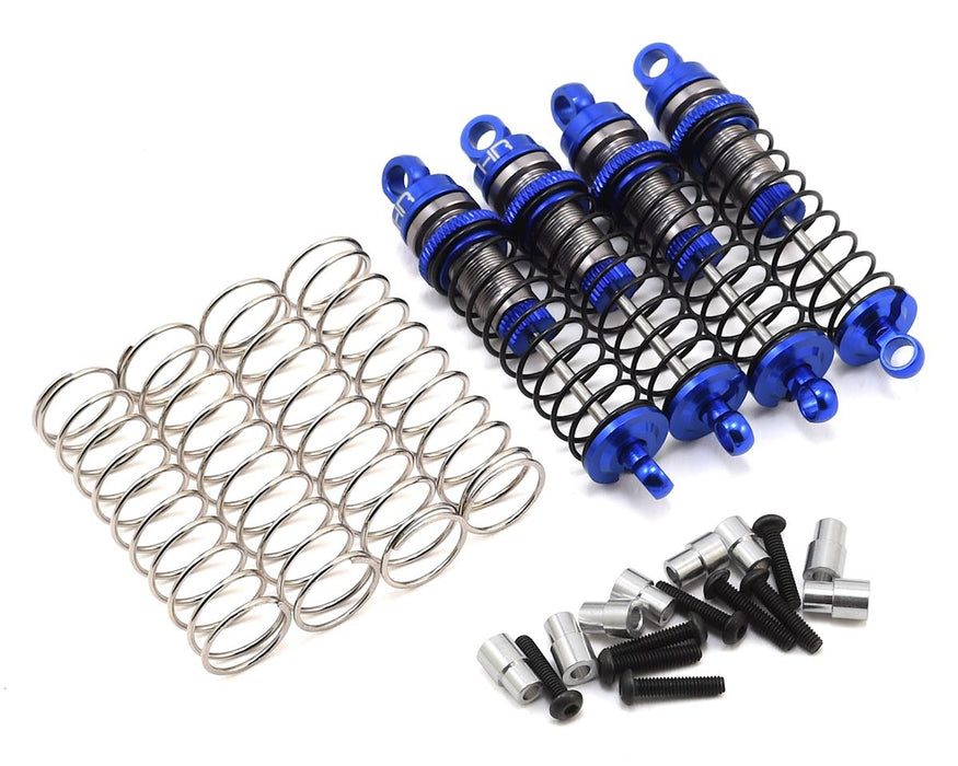 Threaded Aluminum Shocks (Blue):Latrax Rally,Teton