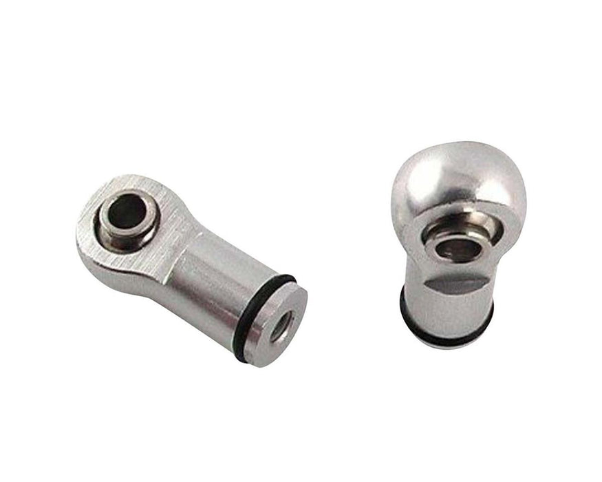 Silver Ball Type Aluminum Shock Ends