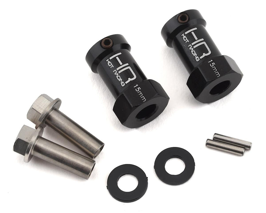 Extensions de moyeu de roue de 15 mm, hexagone de 12 mm (2) : Wraith axial