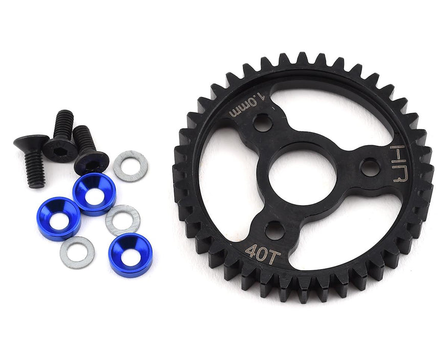 Steel Spur Gear (40T 1.0 Mod)(Blue): Traxxas