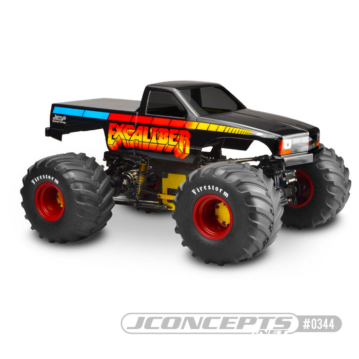 JConcepts 1988 Chevy Silverado "Snoop Nose" MT body (Fits - 7.25" width & 13" wheelbase truck)