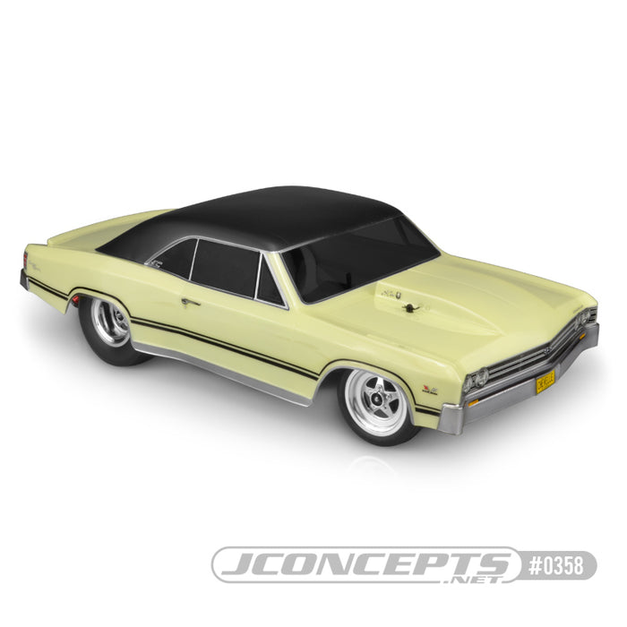 JConcepts 1967 Chevy Chevelle - 10.75" width & 13" wheelbase (Fits - Custom SCT vehicles)