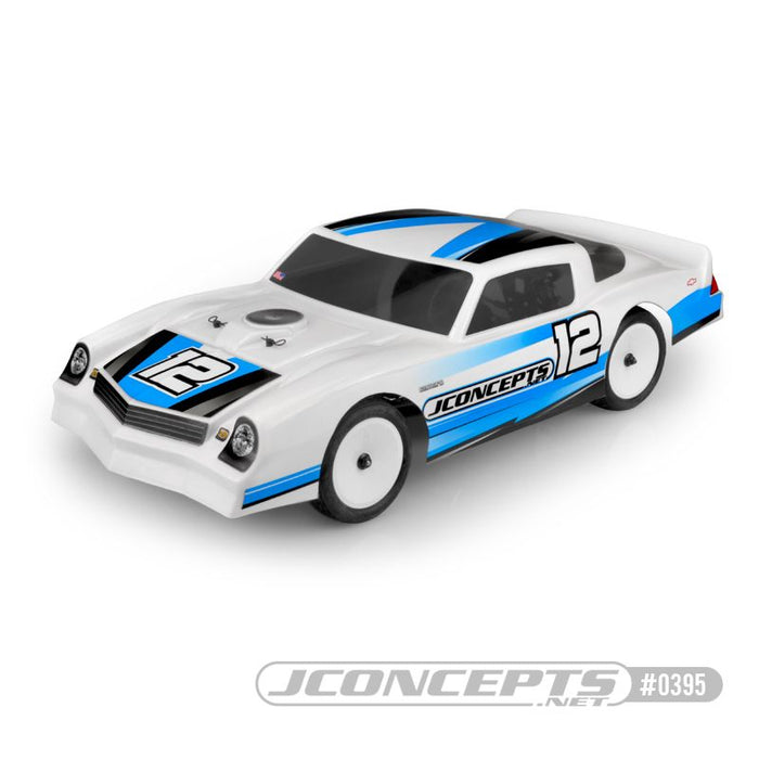 JConcepts 1978 Chevy Camaro - Street Stock body (Fits - Dirt Oval, street stock chassis layout - 10.25" wide body)