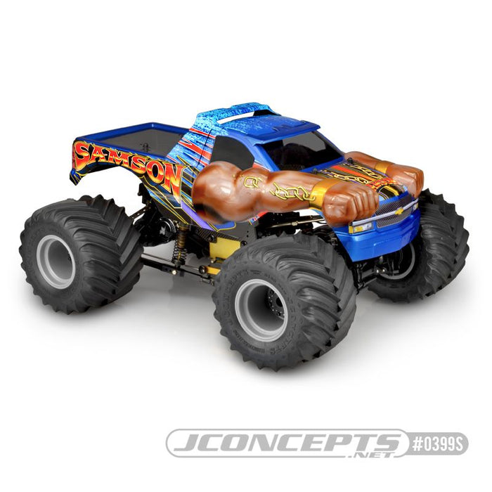 JConcepts 2005 Chevy 1500 MT single cab, "Samson" w/ arms / racerback (Fits - 7.25" width & 12.50" wheelbase) ***2 Packages (Body & Envelope)***