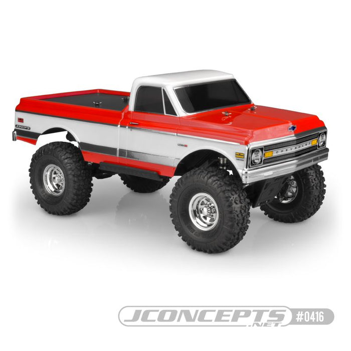 JConcepts 1970 Chevy C10 (12.3" wheelbase) (Fits - Traxxas TRX-4 Sport, Enduro, Axial 12.3" wheelbase)