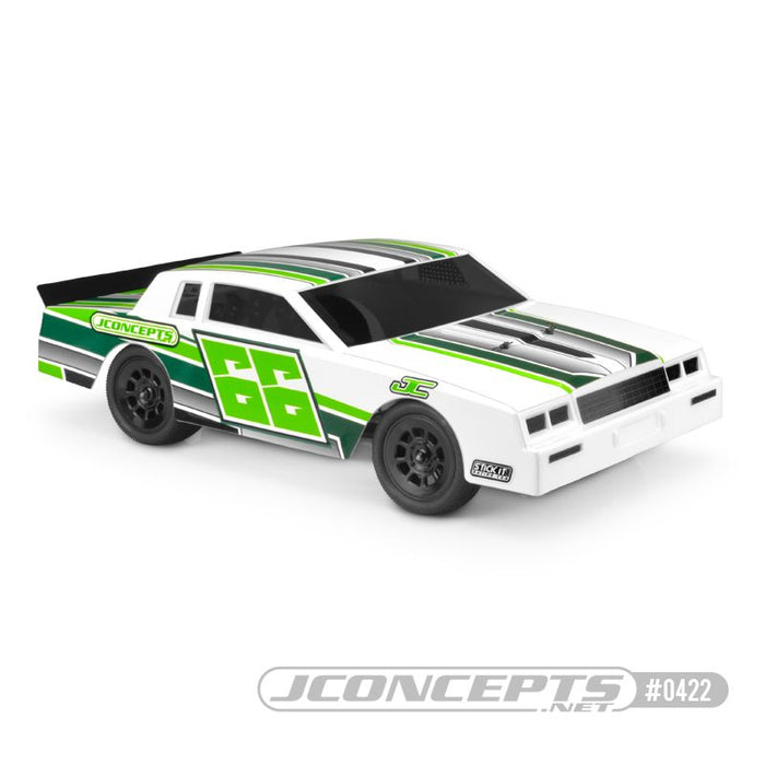 JConcepts 1987 Chevy Monte Carlo - Street Stock body - lightweight (Fits - 10.00" wide, 10.75" wheelbase body)