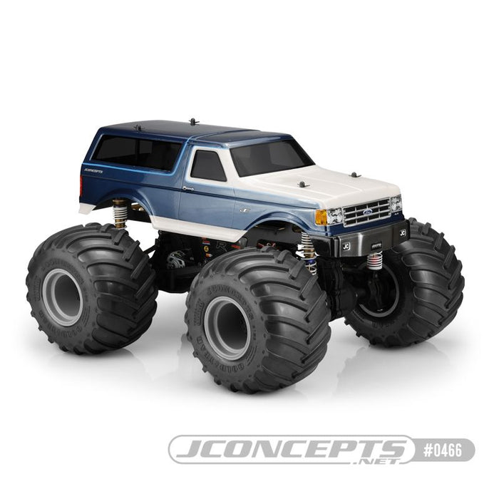 Jconcepts 1989 Ford Bronco monster truck body (Fits 7" width & 10.5" wheelbase)