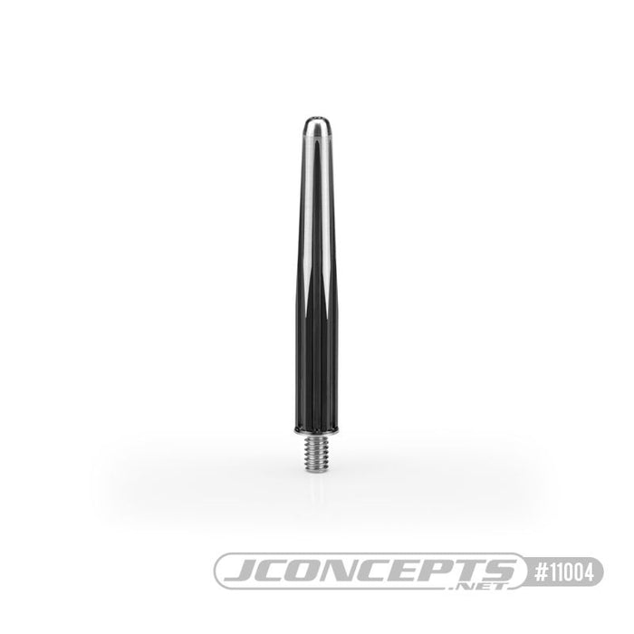 Finnisher Titanium short antenna - black, 1pc. (Fits, 1/4"- 20 thread and Ford full-size trucks)