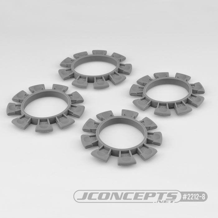 JConcepts - Élastiques de collage de pneus satellite - gris - pour buggy 1/10ème, SCT et 1/8ème