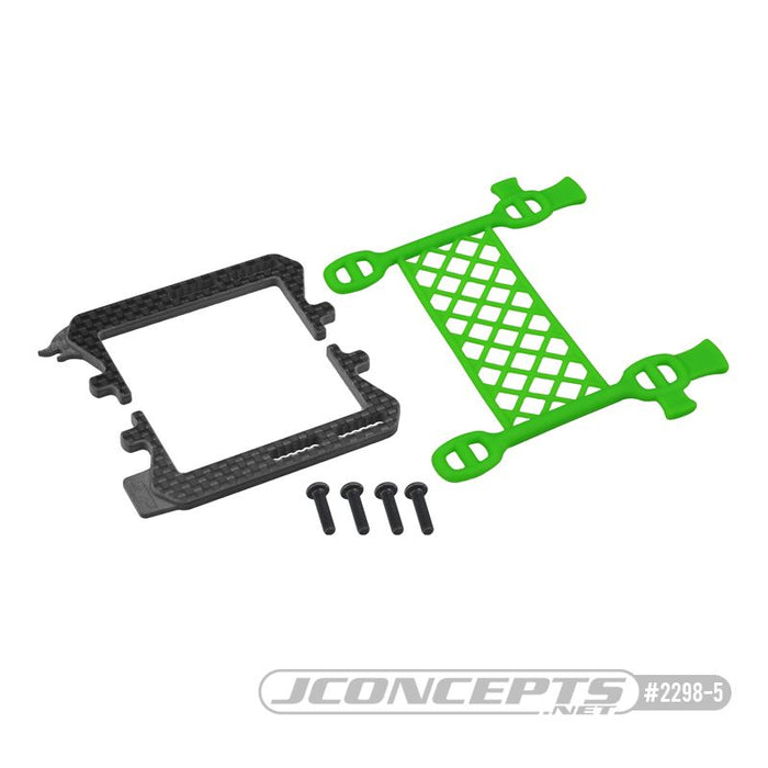 JConcepts B6.2 Cargo Net Battery Brace (Green)