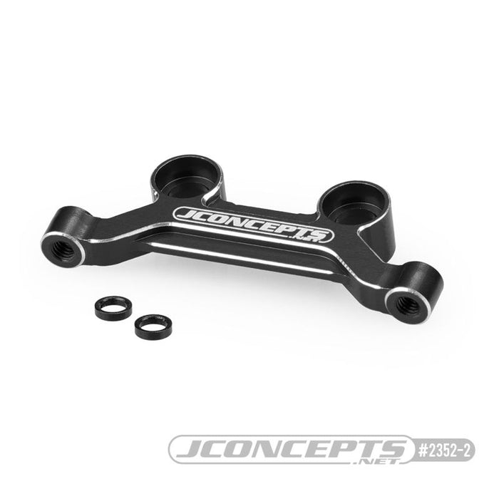 JConcepts-DR10 | SR10 | RB10, crémaillère de direction en aluminium - noir